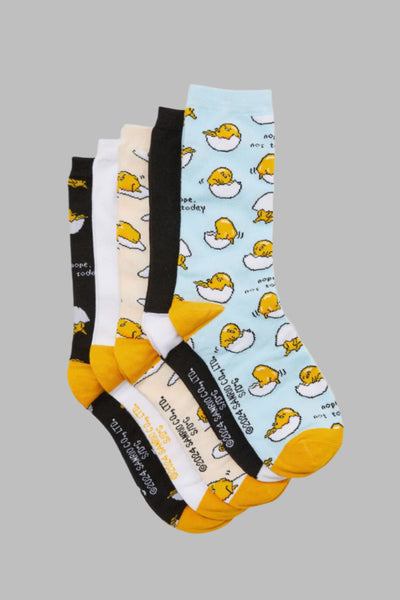 The Gudetama High Socks (Pk/5)