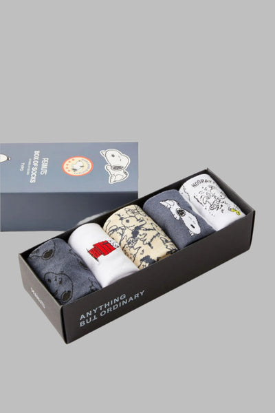 The Snoopy High Socks (Pk/5)