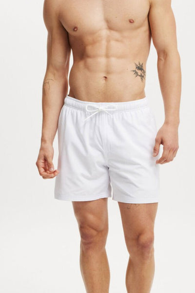 Lejit Swim Shorts, White