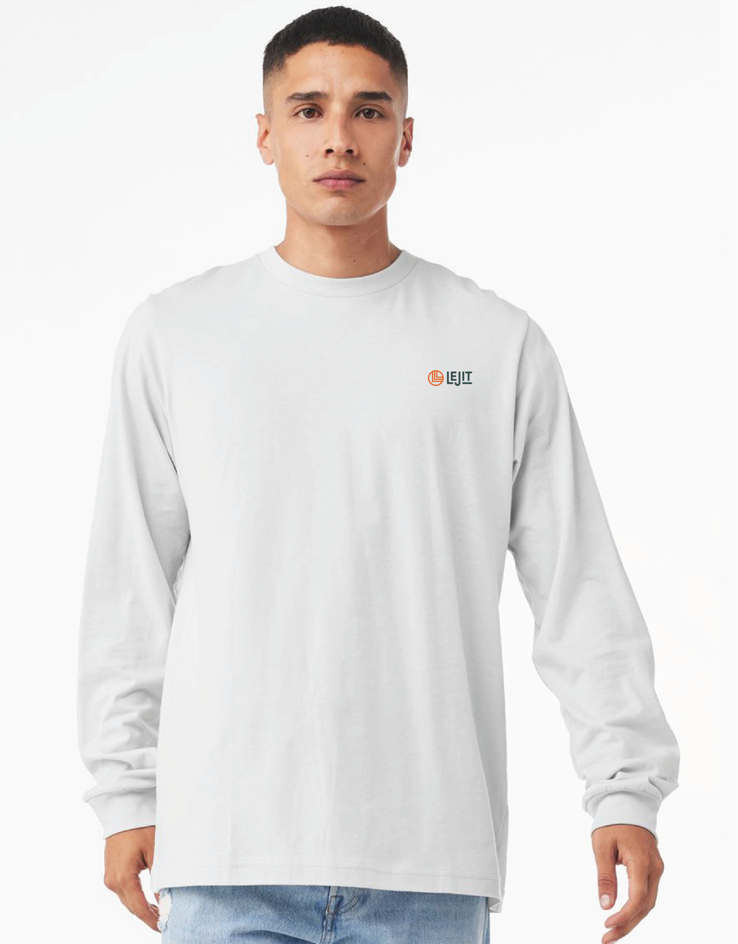 Lejit Light Weight White Classic Long Sleeve - Run 1