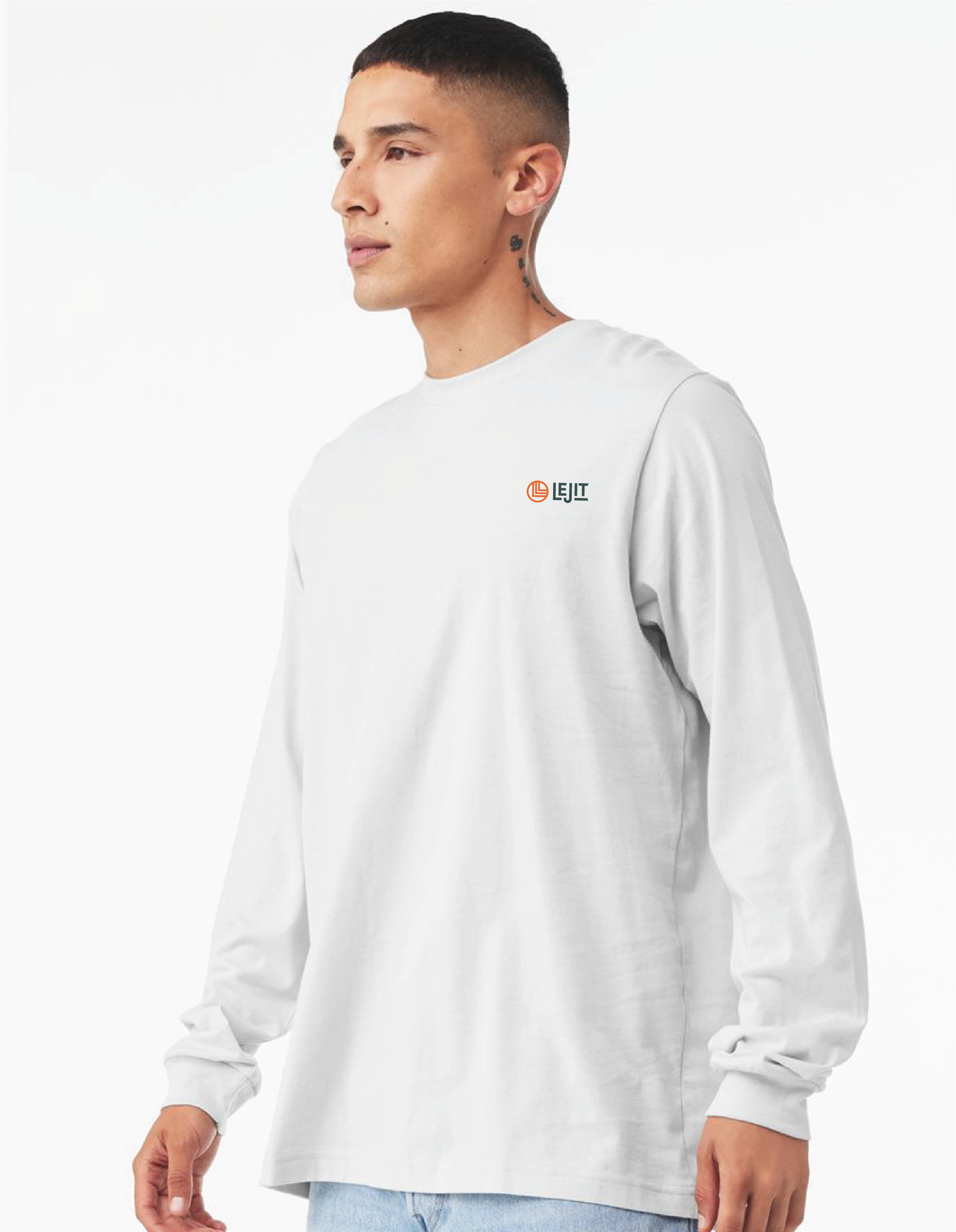 Lejit Light Weight White Classic Long Sleeve - Run 1